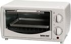 Better Chef IM255W 4-Slice Basic Toaster Oven, White