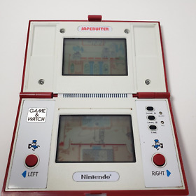 Nintendo Handheld Game & Watch Safebuster 1988 Multi Screen JB-63 Works Great!
