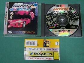 Sega Saturn -- Impact Racing -- included spine card. *JAPAN GAME!!* SS. 17834
