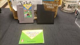 NINTENDO WORLD CUP NINTENDO NES VIDEO GAME W/ MANUAL AUTHENTIC 