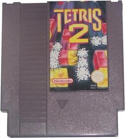 Tetris 2 - Nintendo NES Classic Action Adventure Puzzle Strategy Video Game
