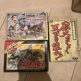 Devour Tenchi 1 2 Recca No Gotoku Famicom Software With Box