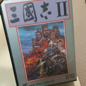 Koei 1990 SANGOKUSHI II 2 Nintendo Famicom NES Used Simulation Retro Game Japan 