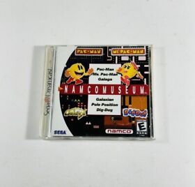 Namco Museum (Sega Dreamcast, 2000) Complete,(Ms) Pac-Man Galaga DigDug ML279