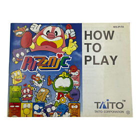 Puzznic - Nintendo NES Manual Instructions Booklet