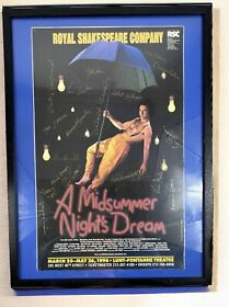 A Midsummer Night’s Dream - Cast &  Creatives Signed  Broadway Poster Windowcard