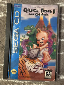 Chuck Rock II: Son of Chuck (Sega CD, 1993) Complete