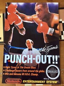 Mike Tyson’s Punch-Out NES Cover Poster, 13 X 19