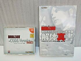 BIOHAZARD CODE VERONICA Complete version Gamebook Sega Dreamcast DC japan
