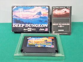 NES -- DEEP DUNGEON 4 -- Boxed. CanSave! Famicom. Japan Game. 10728