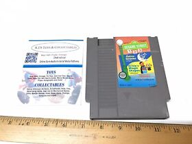 Sesame Street 123 NES Nintendo Game Tested and Works