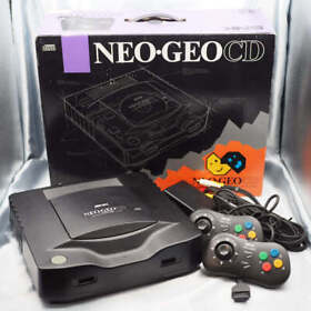 NEO GEO CD Console system Boxed CD-T01 SNK Tested Working Japan