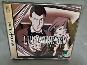 SEGA SATURN LUPIN THE 3RD CHRONICLES Complete boxed JP Ver. (10553-5) T-18805G