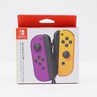 Nintendo Switch Joy-Con (L)/(R) Left & Right - Neon Purple/Neon Orange New!