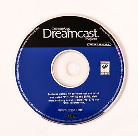 Official Sega Dreamcast Magazine March 2000 Vol 4 Demo Preview Game Disc Disk