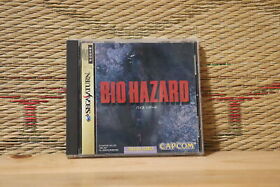 Biohazard Sega Saturn SS Bio Hazard Japan Very Good Condition!