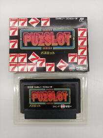 [Used] Sammy PUZSLOT Boxed Nintendo Famicom Software FC from Japan