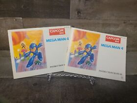 Mega Man 4 NES Nintendo Instruction Manual Booklet Authentic 1 Per Order 