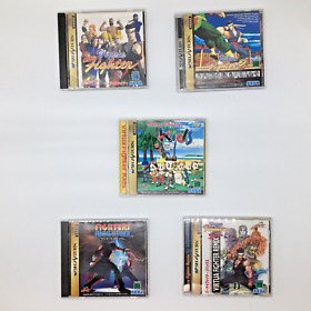 Lot 5 Virtua Fighter 1 2 Kids Megamix Remix sega Saturn SS