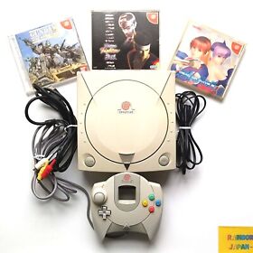 Sega Dreamcast Console Lot Japan Controller Games HKT-3000 DC JP Tested Working