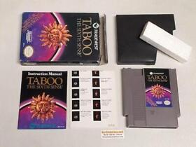 Taboo The Sixth Sense - Authentic Complete Nintendo NES CIB