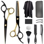 Hair Cutting Scissors, 10 in 1 Professional Hair Shears Set with 6.7” Stainle...
