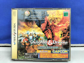 Sega Saturn Software  Dungeons   Dragons Collection CAPCOM JAPAN