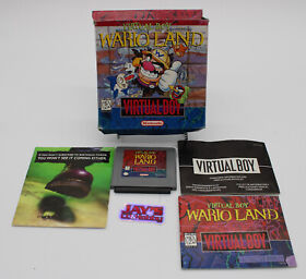 Nintendo Virtual Boy Wario Land Complete in Box Tested and Working
