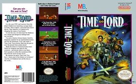 - Scatola gioco di ricambio ricambio Time Lord NES + copertina solo opere d'arte