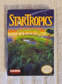 StarTropics - CIB w/ Rare Letter! (1990) NES (Nintendo Entertainment System) 