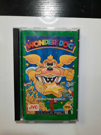 Wonder Dog (Sega CD, 1992) Red Version with Manual and Case