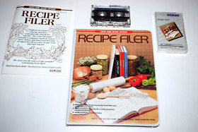 Recipe Filer Coleco for ADAM ColecoVision Computer Complete in Case