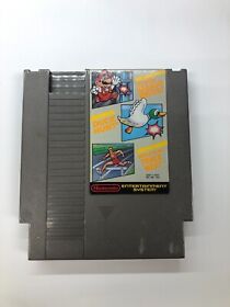 Super Mario Bros. / Duck Hunt / World Class Track Meet - NES Game TESTED & CLEAN