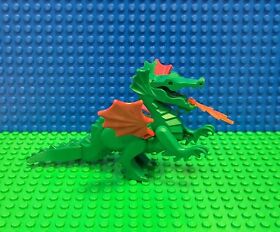 Lego Classic Green Dragon Minifigure Wings 6076 9376 6082 CMF Rare Vintage Lot 