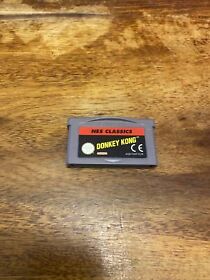 Donkey Kong Nintendo Game Boy Advance GBA Cart Genuine NES Classics