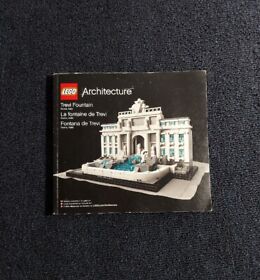 Lego 21020 Trevi Fountain Architecture MANUAL ONLY