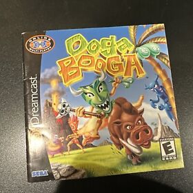 Ooga Booga Manual Only NO GAME Sega Dreamcast Instruction Booklet Original