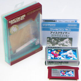 Famicom Mini ICE CLIMBER Nintendo Game Boy Advance Japan Import GBA Complete !!