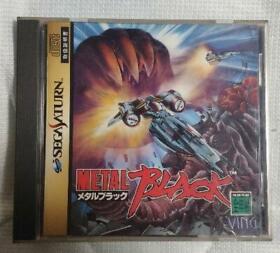 Used Ving 1996 Metal Black Sega Saturn SS Action / Shooting Japanese Retro Game 