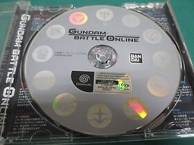SEGA Dreamcast -- GUNDAM BATTLE ONLINE no manual -- DC. JAPAN. GAME. Work. 33690