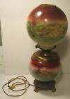 SUCCESS GWTW Lamp with Original Globe SIGNED E ALLRED 1875 Electrified!!!