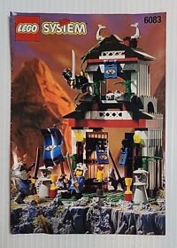 1998 LEGO Samurai Stronghold 6083 - INSTRUCTION MANUAL ONLY