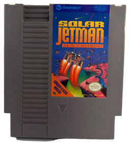 Solar Jetman: Hunt For The Golden Warpship Nintendo NES Cartridge with Sleeve