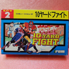 10 Yard Fight No Light Emitting Diode Rare Item Famicom " Japanese Edition "