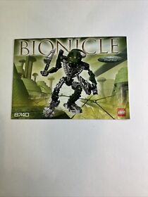 LEGO Bionicle 8740 INSTRUCTIONS ONLY S057