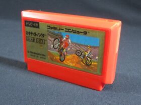 Famicom excite bike Japan Nintendo FC NES authentic excitebike Japanese game JP