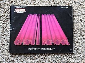Ghoul School (Nintendo Entertainment System, 1992) NES - MANUAL ONLY