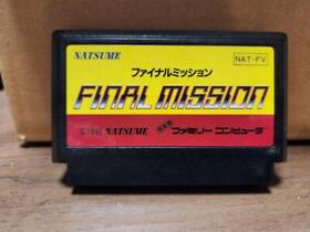 NATSUME Final Mission Famicom FC Nintendo Japan Battle Shooter Game