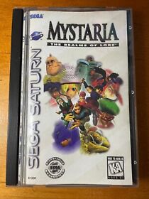 Mystaria: The Realms of Lore (Sega Saturn, 1995) CIB Reg Authentic Tested