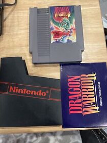 Dragon Warrior (Nintendo NES, 1989) With Manual